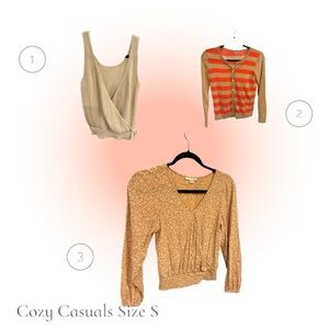 Bundle: Gap, American Eagle & Cream Knit Tank – XS/XS Petite